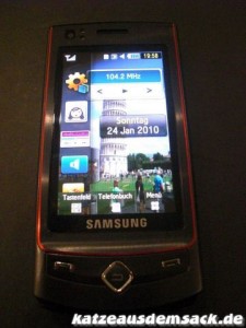 Samsung S8300 Touch Ultra Sidebar