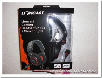 Günstiges Gaming Headset für Xbox 360, PS3 und PC - Lioncast