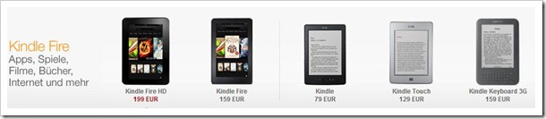 Kindle Fire HD - neues 7 Zoll Tablet von amazon