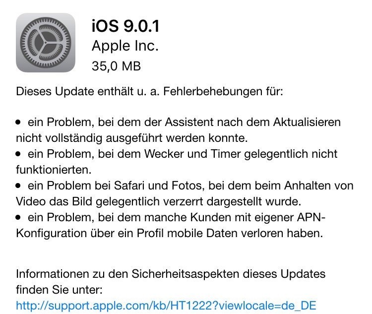 ios.9.0.1-veröffentlicht-iphone-ipad-system-aktualisierung-software