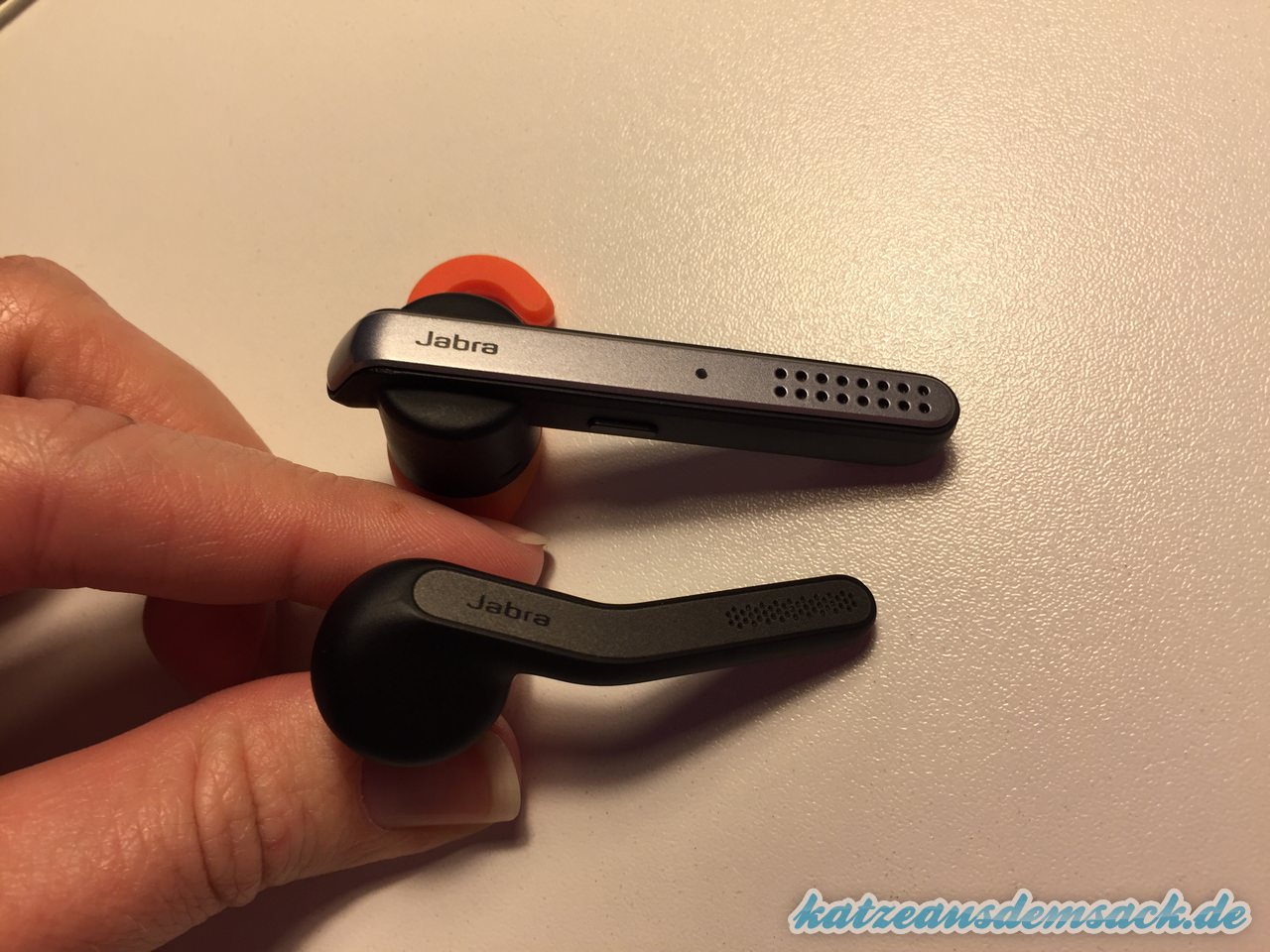 Jabra Bluetooth Headsets - Größenvergleich