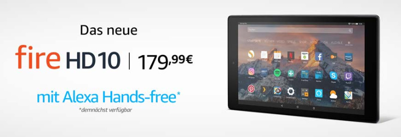 Amazon Tablet mit Alexa - Update