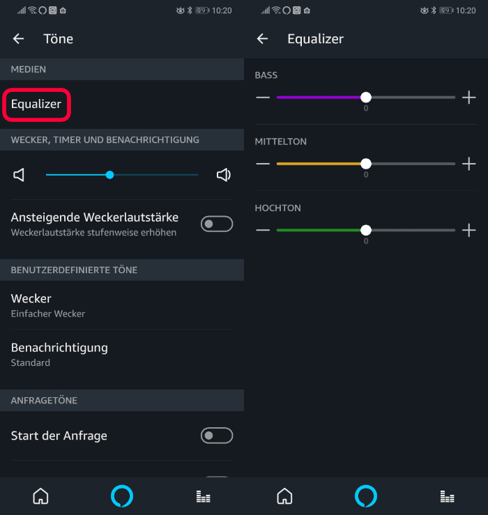 Amazon Echo - Soundeinstellungen -qualität verbessern