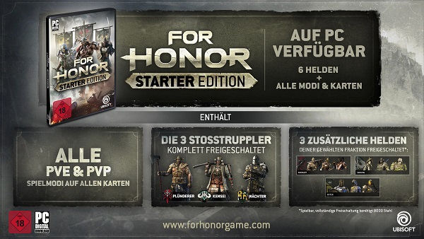 For Honor - Starter Edition kostenlos für PC