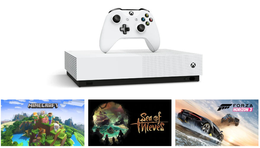 Xbox One S All Digital - Konsole ohne Laufwerk