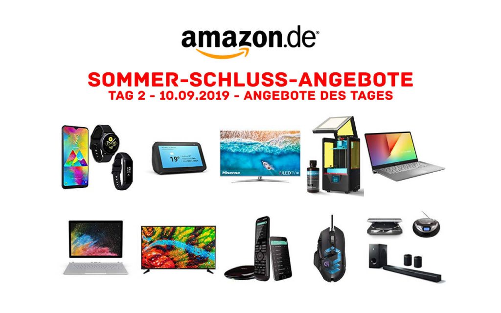 Sommerschlussverkauf bei Amazon - Sommer-Schluss-Angebote 2019 - Tag 2