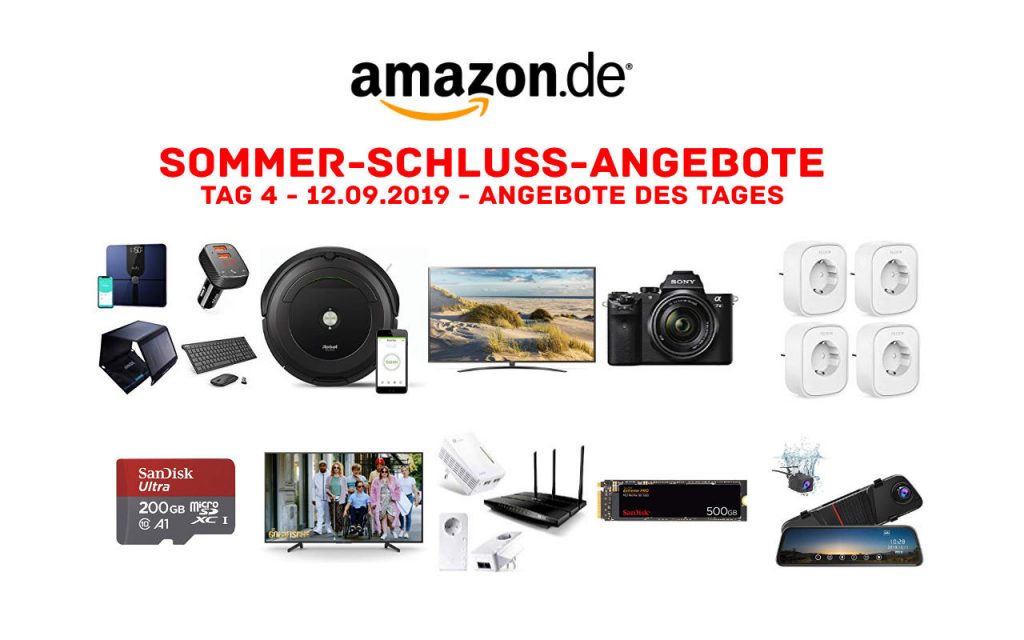 Sommerschlussverkauf bei Amazon - Sommer-Schluss-Angebote 2019 - Tag 4