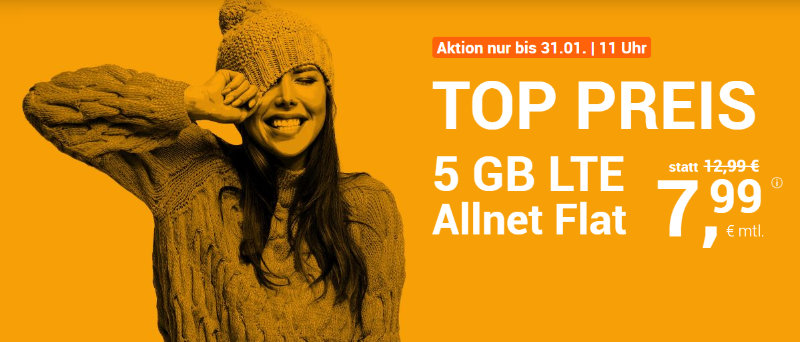 WinSim - günstige Allnet-Flat mit Telefonie, SMS, 5 GB Datenvolumen LTE inkl. EU Roaming