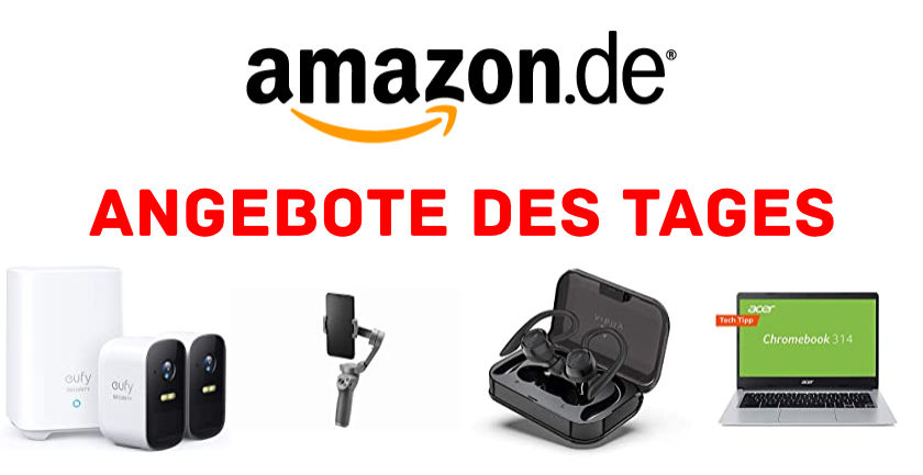 Angebote des Tages - Technik günstiger - DJI Osmo Mobile 3, Acer Chromebooks, eufy Kameras und Video-Türklingel reduziert