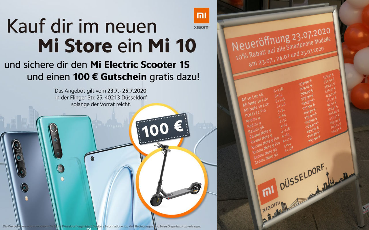 Xiaomi Mi Store in Düsseldorf - Flingerstr Ecke Mittelstraße eröffnet