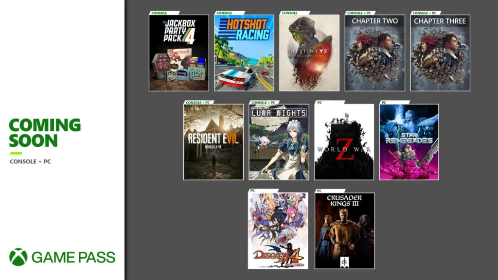 Xbox Game Pass - Neue Spiele im September für die Xbox One Konsole und den PC