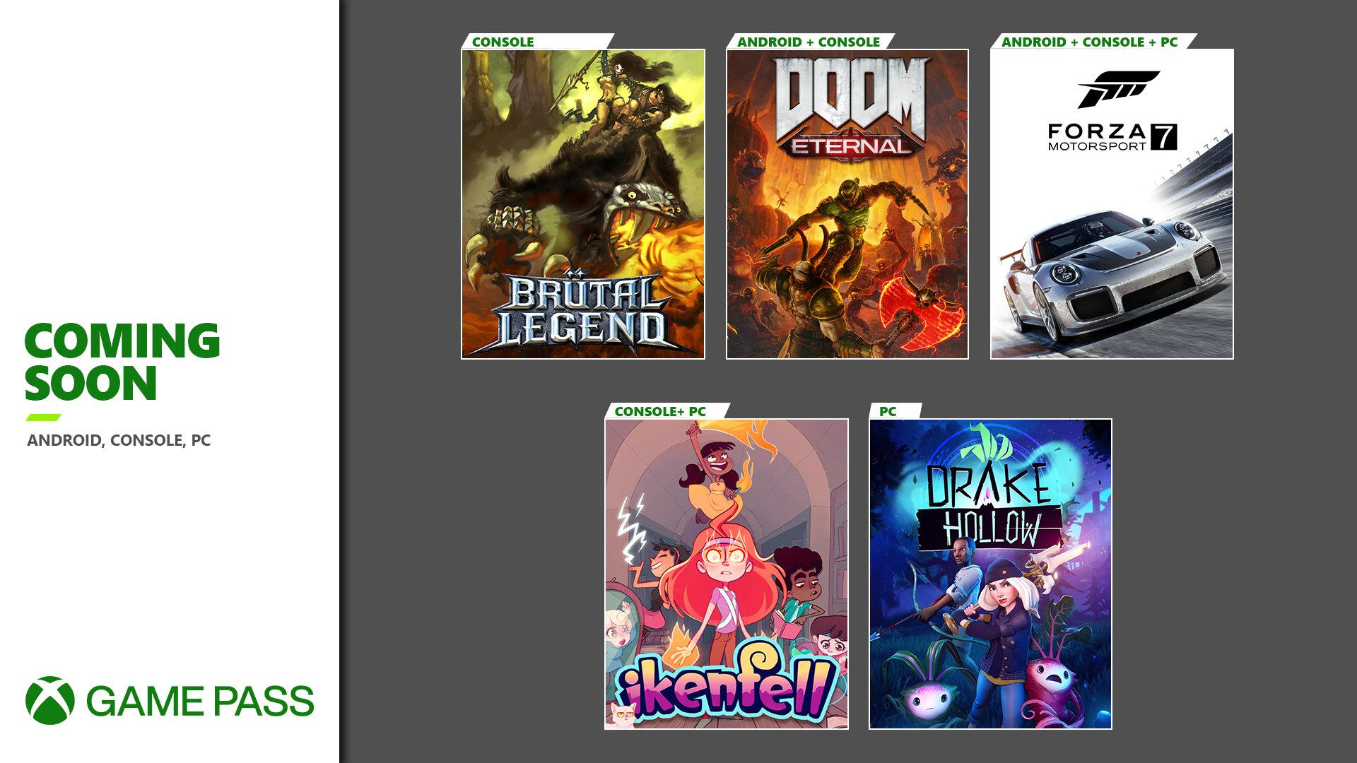 Xbox Game Pass - Neue Spiele im Oktober für die Xbox One Konsole und den PC