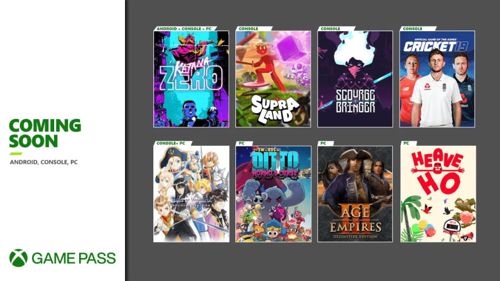 Xbox Game Pass - Weitere neue Spiele im Oktober für die Xbox One Konsole und den PC