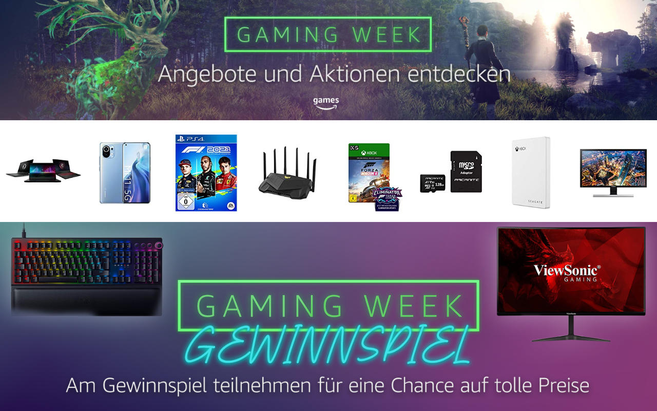 Amazon Gaming Week 2021 - Angebote zur Gamescom 2021 digital