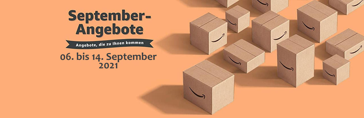 September-Angebote bei amazon.de - 06. bis 14. September 2021