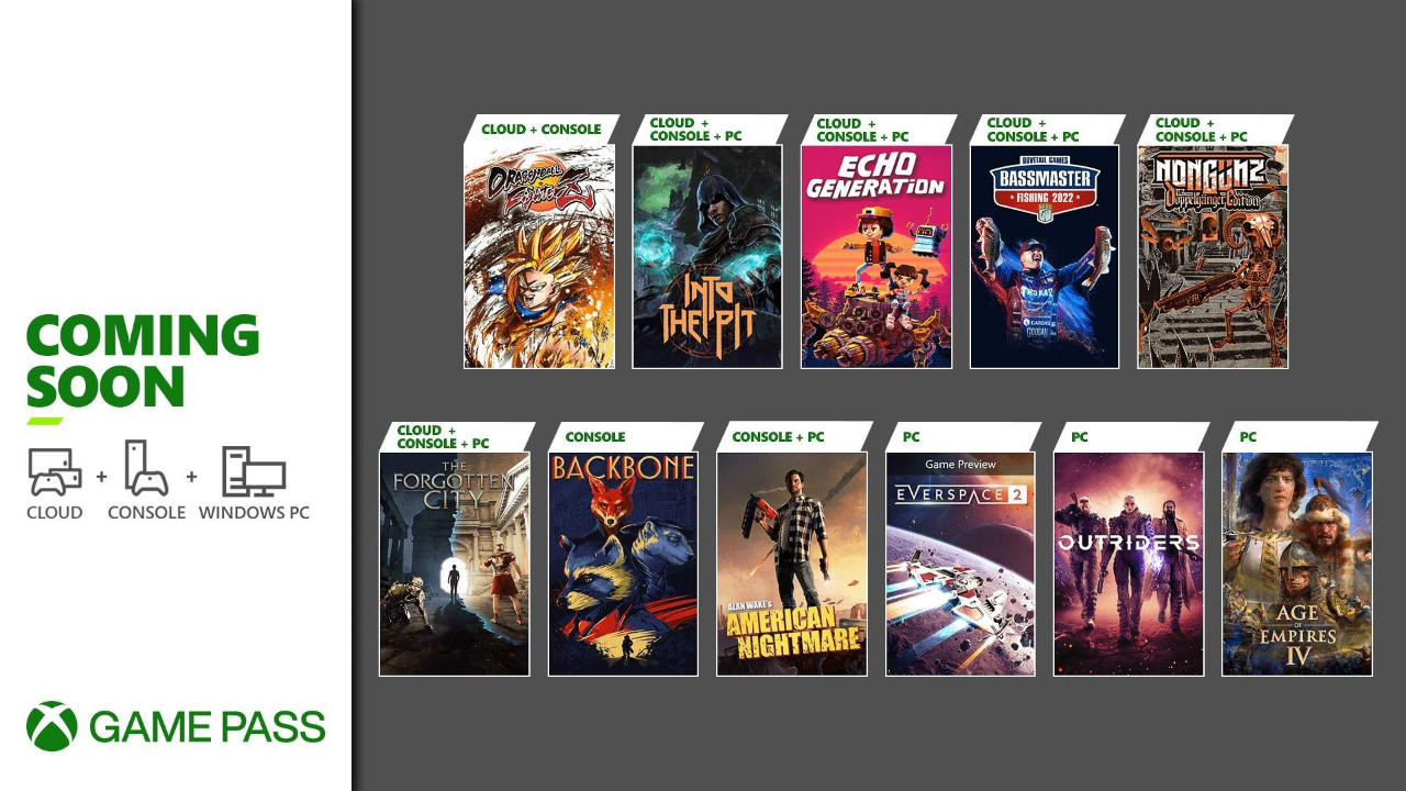 Xbox Game Pass - Neuzugänge Oktober 2021 - Teil 2 - Konsole, PC, Cloud