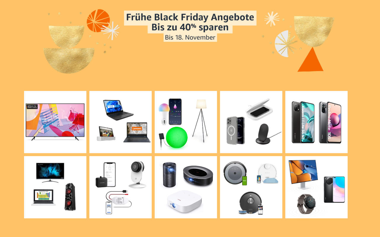 Amazon - bereits jetzt Black Friday Deals - Tag 4 am 11. November