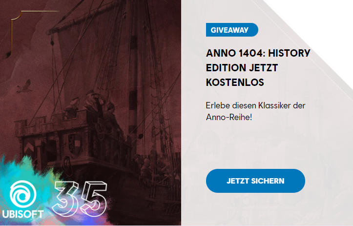 Anno 1404 - History Edition (PC) kostenlos für PC - Freebies/ Giveaway von Ubisoft