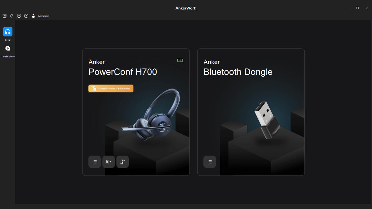 AnkerWork App - PowerConf H700 Kabelloses Headset mit ANC