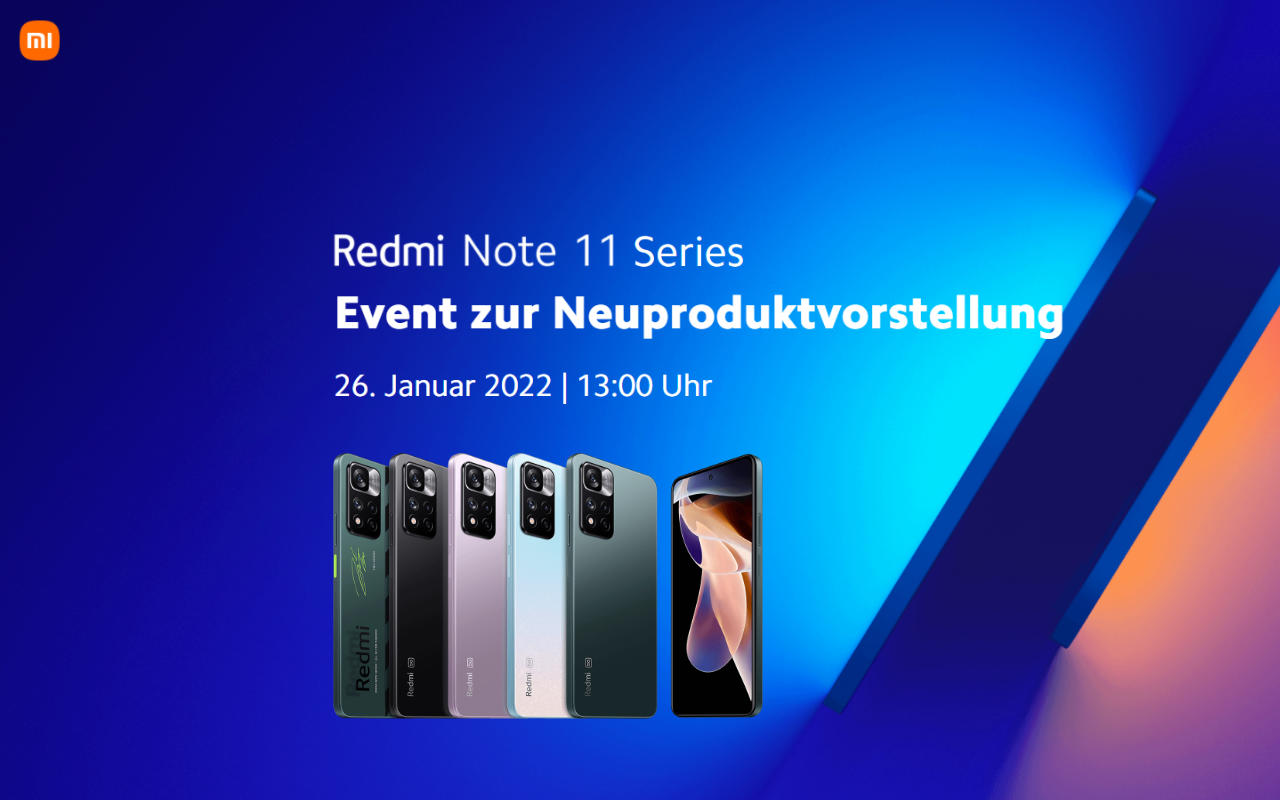 Redmi Note 11 Serie - Deutschland Launch Event - 26. Januar 2022