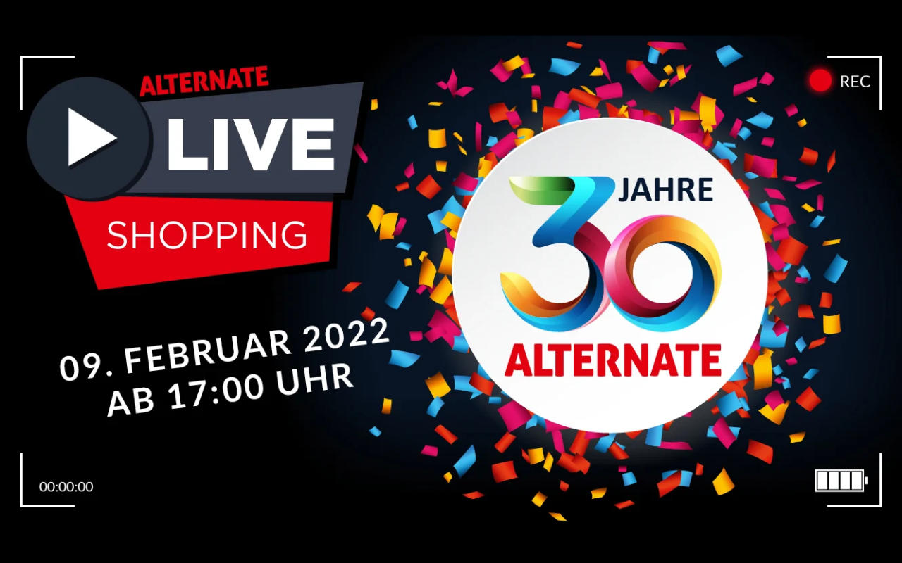 30 Jahre Alternate - Live Shopping - 09.02.2022 ab 17 Uhr