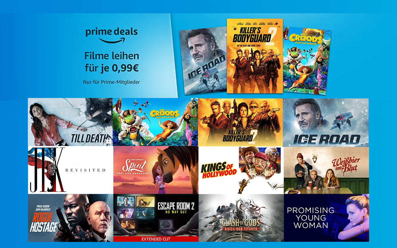 Über 30 Filme für je 99 Cent ausleihen - Februar 2022 bei amazon.de - Heimkino Schnäppchen