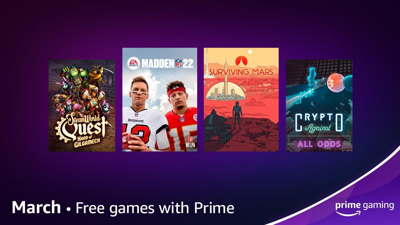Prime Gaming - jeden Monat 5+ kostenlose Computerspiele für Mitglieder - März 2022