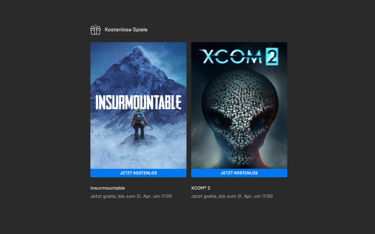 Insurmountable und XCOM 2 kostenlos bis 21. April gratis - Computerspiele - kostenlose Vollversionen