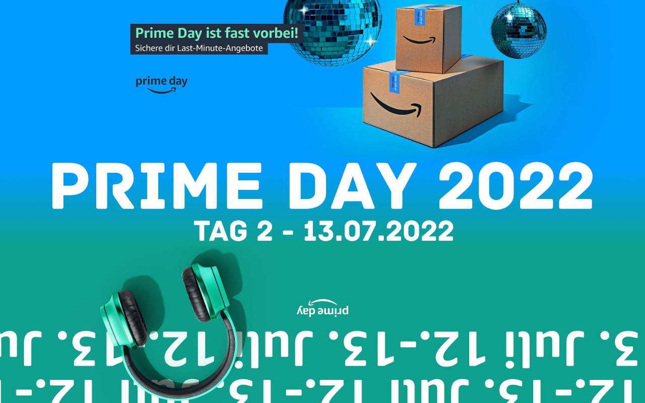 Amazon Prime Day 2022 offiziell gestartet - Tag 2 - 13.07.2022