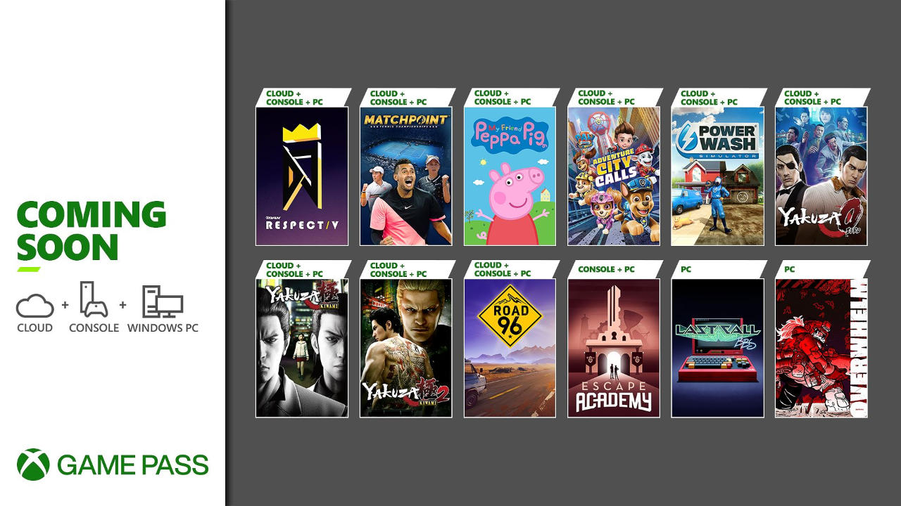 Xbox Games Pass und PC Games Pass - Neuzugänge für Cloud, PC und Xbox - Juli 2022 