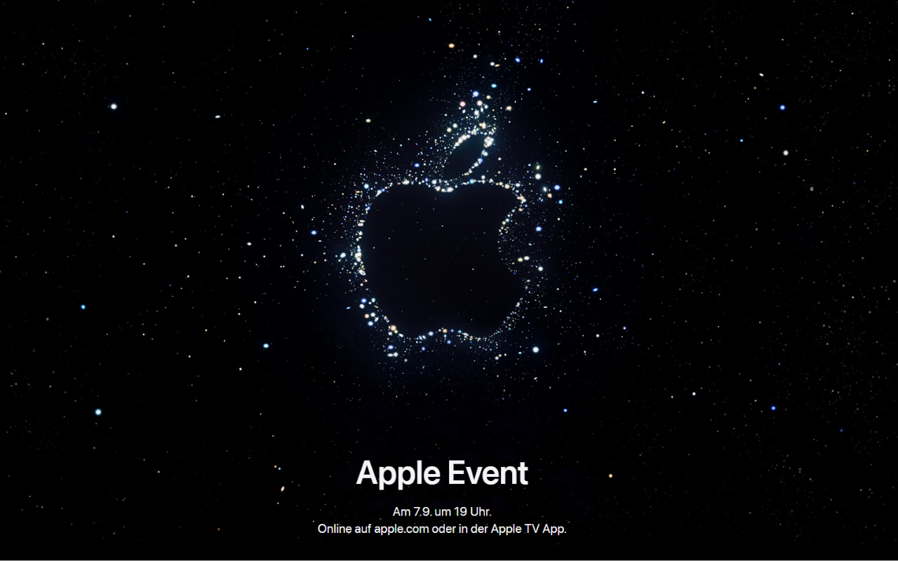 Far Out - Apple Event am 07.09.2022 - iPhone 14, iOS 16 und mehr?