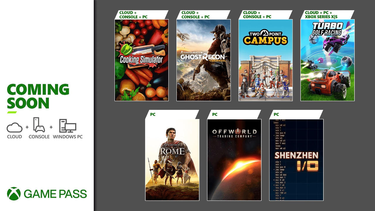 Xbox Games Pass und PC Games Pass - Neuzugänge für Cloud, PC und Xbox - August 2022