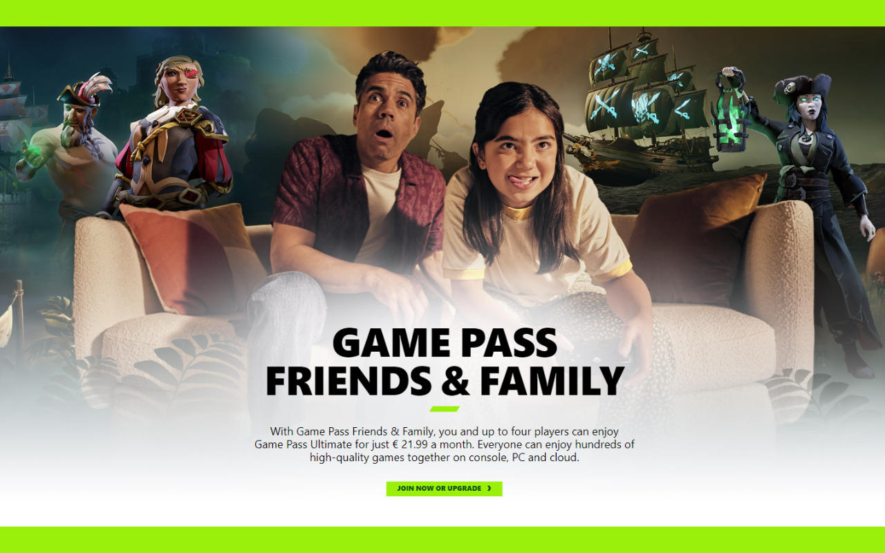 (Xbox) Game Pass Family and Friends offiziell - Neues Abo startet - Preis bekannt