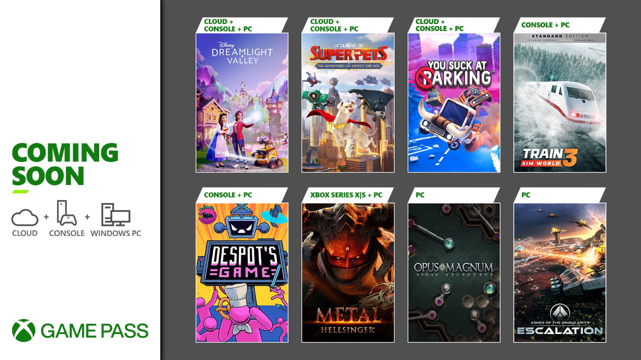 Xbox Games Pass und PC Games Pass - Neuzugänge für Cloud, PC und Xbox - September 2022