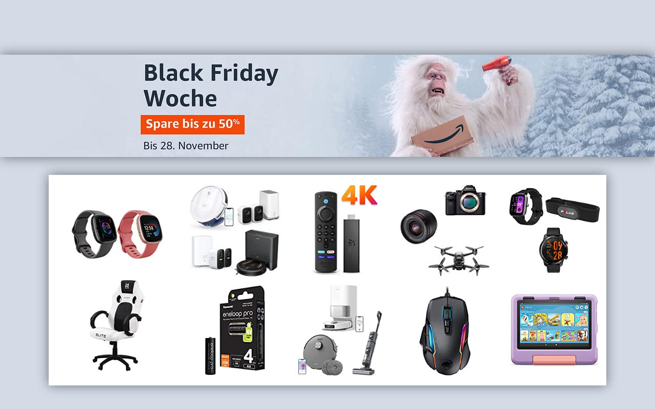 Black Friday Woche bei amazon.de - Tag 6 - Angebote, Aktionen, Schnäppchen und Deals