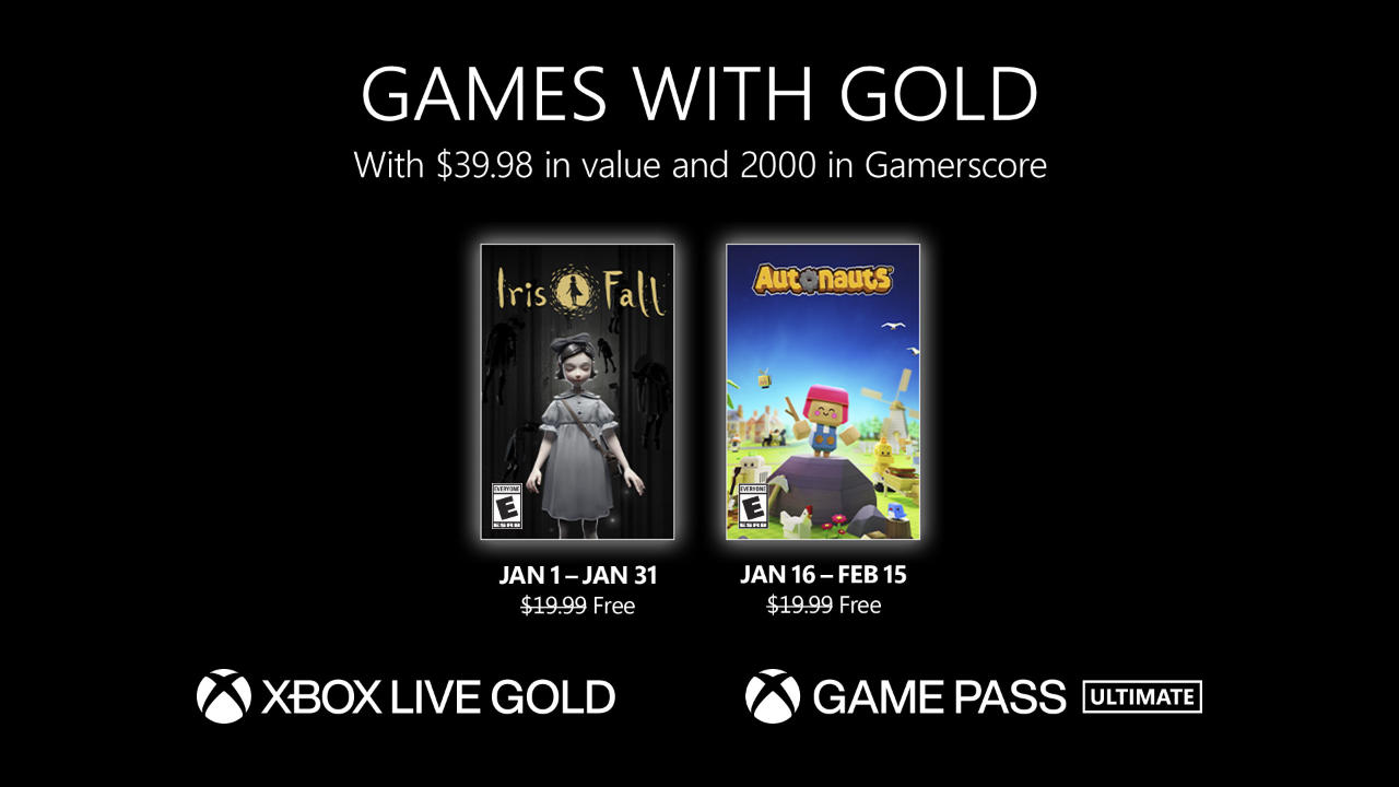 Games with Gold Xbox Januar 2023 - Neue Spiele mit Game Pass Ultimate und Xbox Live Gold