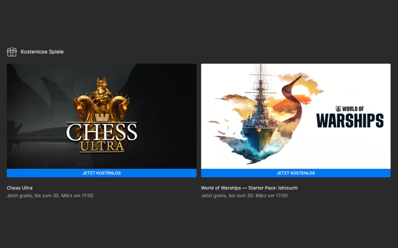 Chess Ultra und World of Warships - Starter Pack: Ishizuchi - Spiele-Vollversionen kostenlos (Windows)