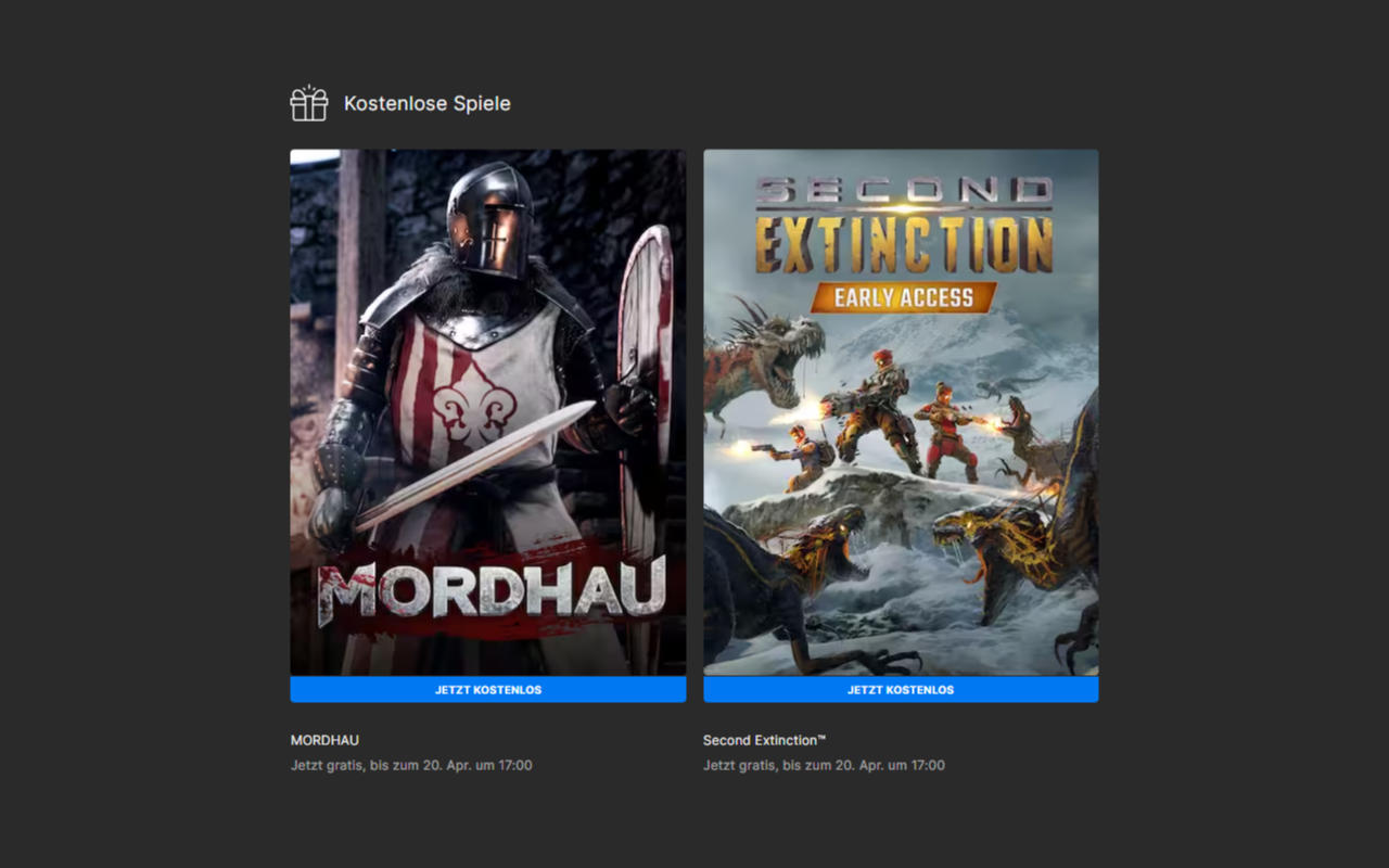 Second Extinction und Mordhau gratis PC-Spiele - Spiele-Vollversionen kostenlos (Windows)