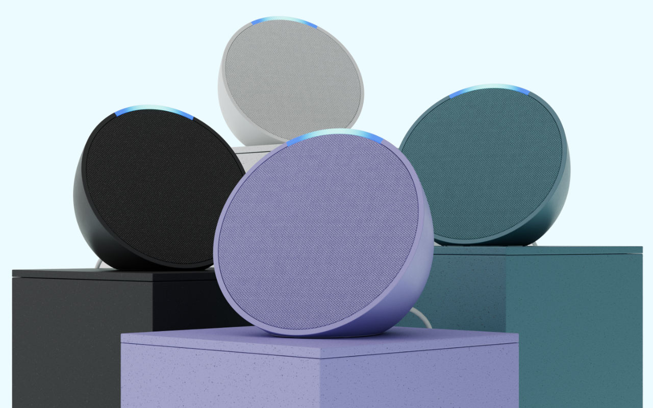 Echo Pop - neuer Lautsprecher mit Alexa in vielen Farben und mit Hüllen
