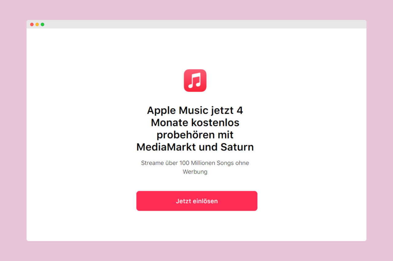 Apple Dienste] Neue Saturn/MediaMarkt Aktion: apple tv+ / Music