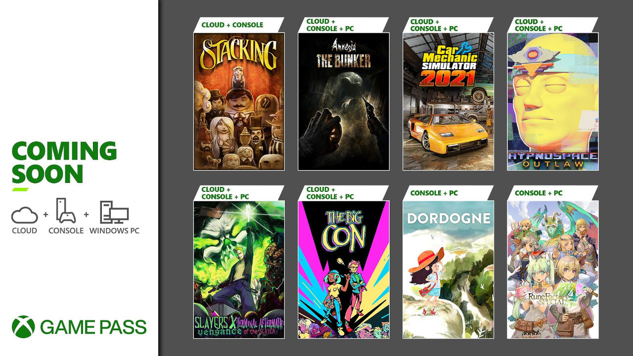 Xbox Games Pass und PC Games Pass - Neuzugänge für Cloud, PC und Xbox - Juni 2023