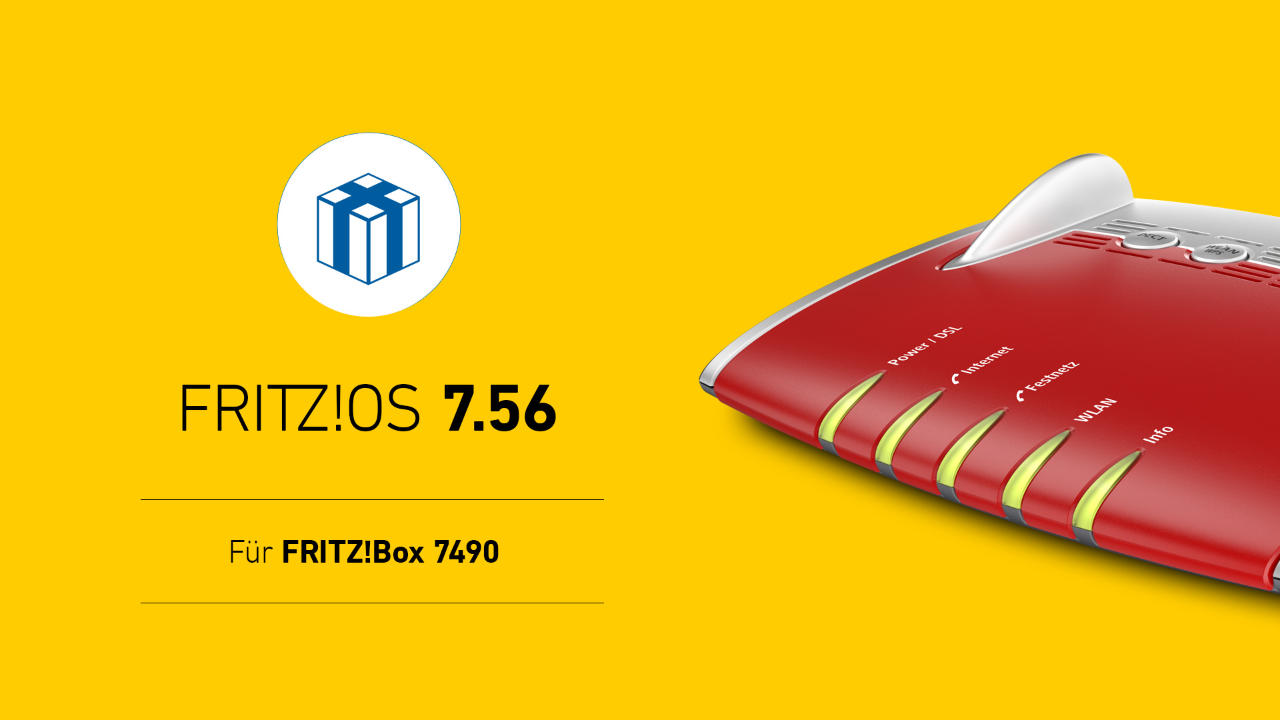 FRITZ!OS 7.56 jetzt auch für AVM FRITZ!Box 7490 und FRITZ!Repeater 600 