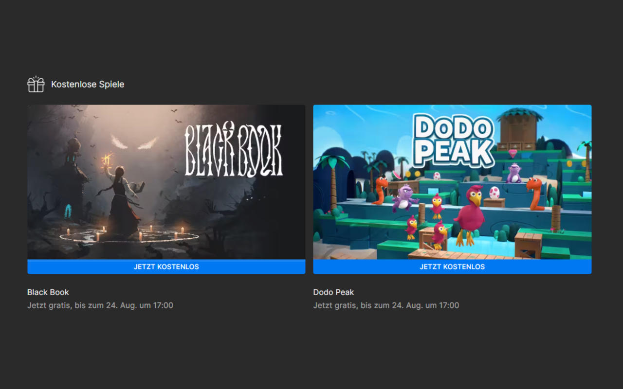 Black Book und Dodo Peak für Windows gratis - PC-Spiele - Spiele-Vollversionen kostenlos 