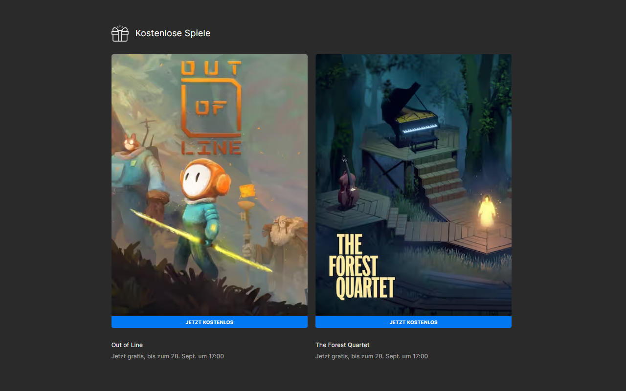 Out of Line und The Forest Quartet für Windows gratis - PC-Spiele - Spiele-Vollversionen kostenlos 