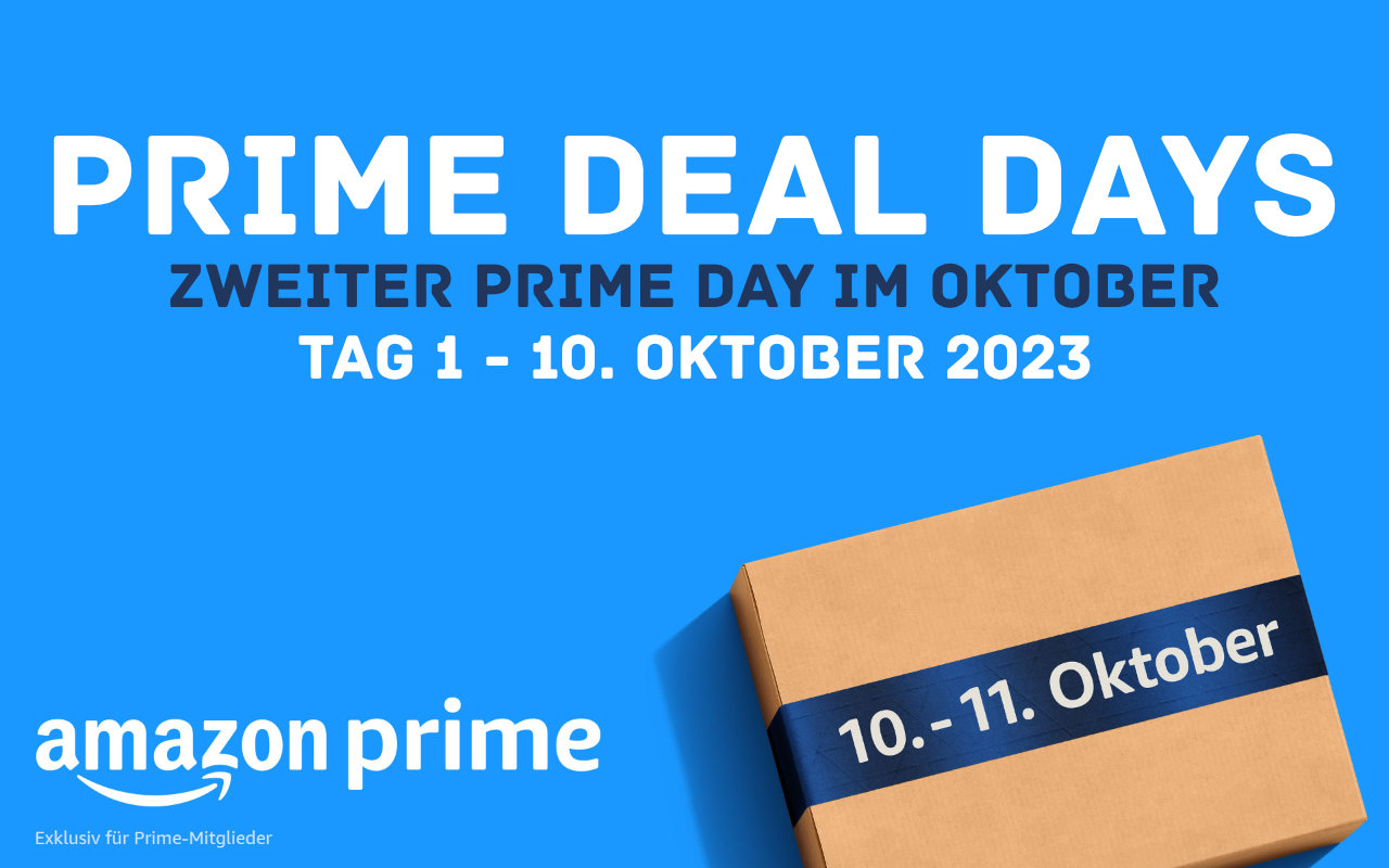 Amazon Prime Deal Days 2023 - Liste der Technik-Angebote - Oktober 2023
