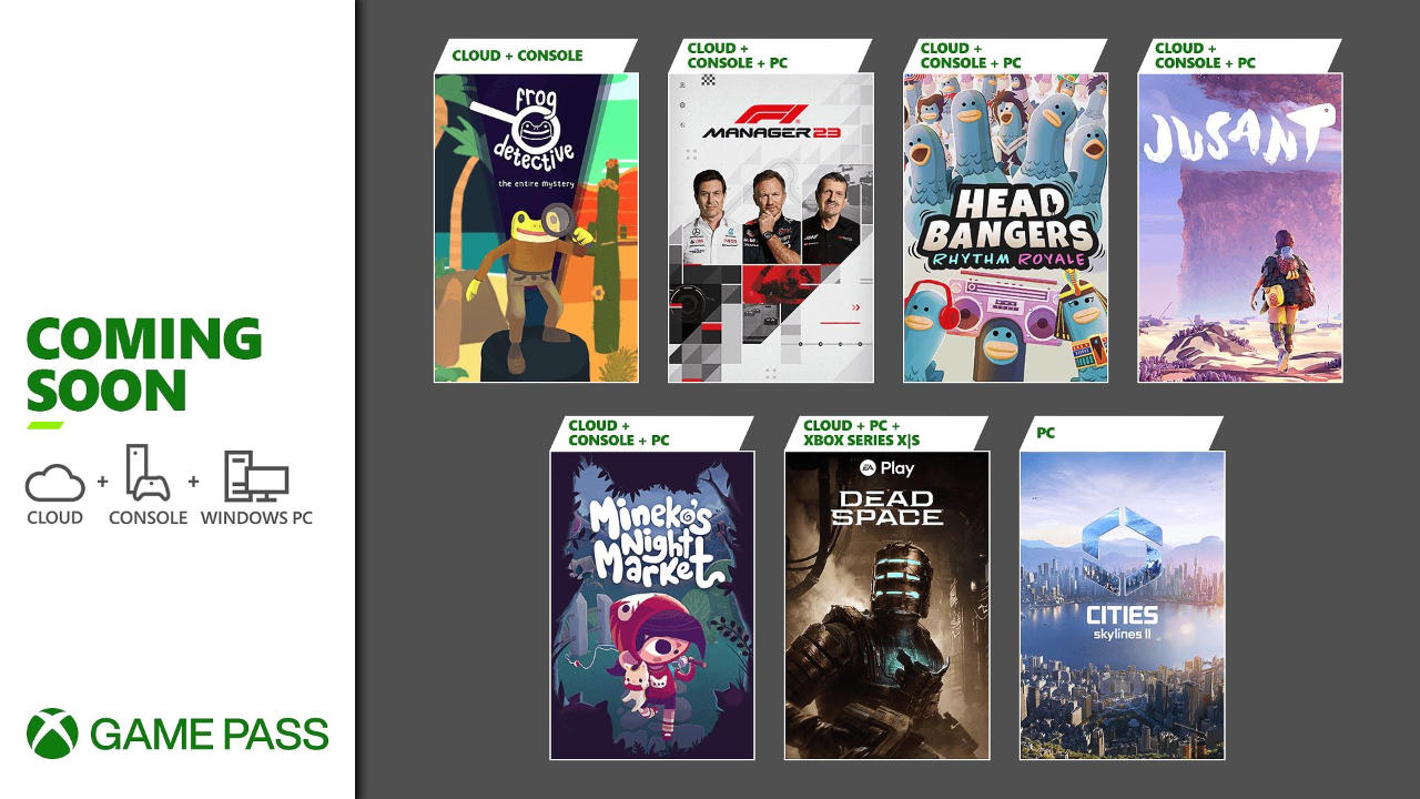 Xbox Games Pass und PC Games Pass - Neuzugänge für Cloud, PC und Xbox - Oktober 2023 - Teil 2