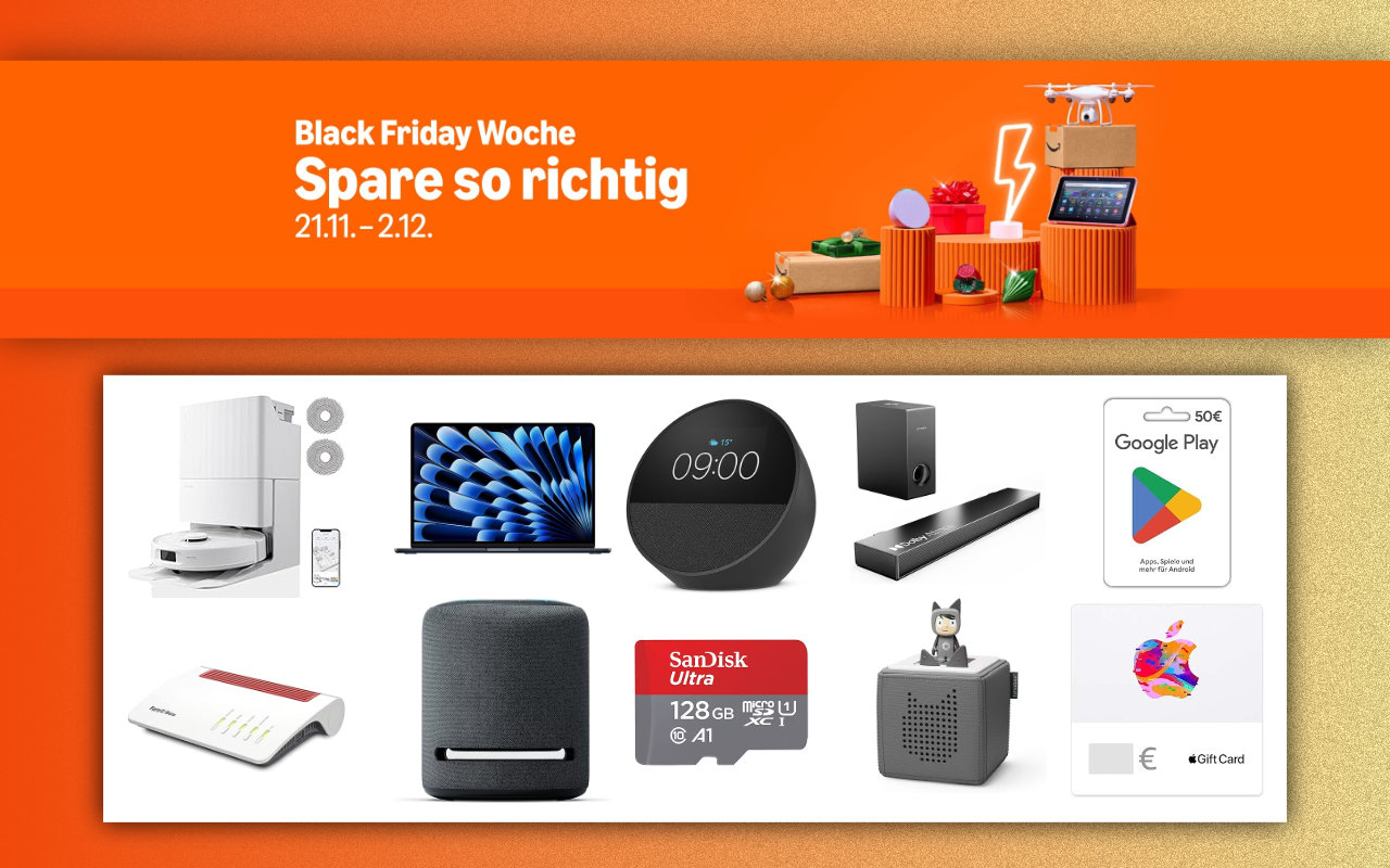 Black Friday Woche 2024 bei amazon.de - Tag 11 - 01.12.2024 - Angebote, Aktionen, Schnäppchen und Deals
