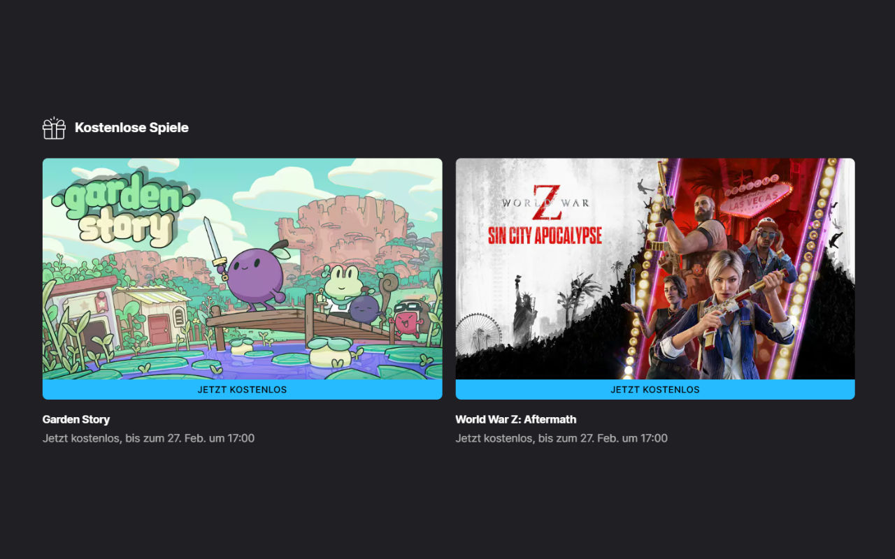 Garden Story und World War Z: Aftermath - Windows Vollversionen kostenlos - Februar 2025